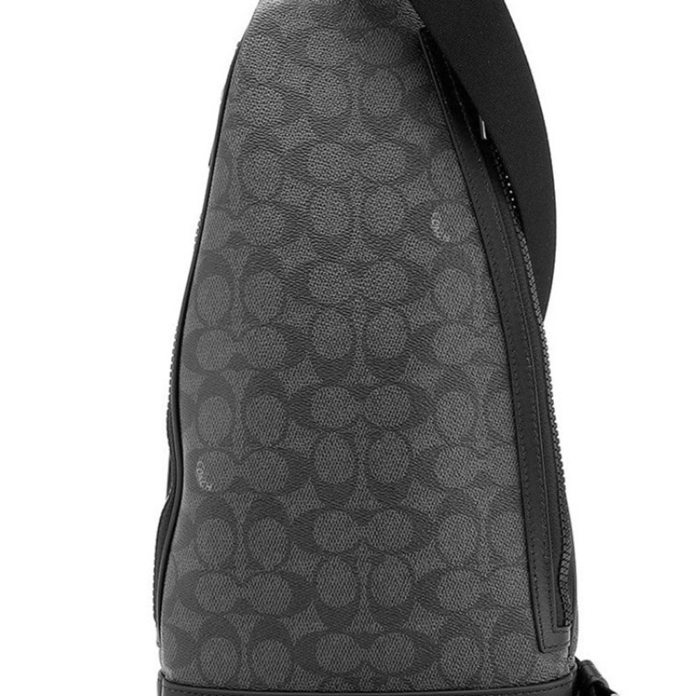 Coach Black Patterned Belt Bag